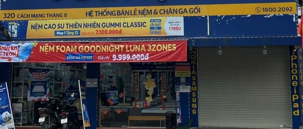 Cửa Hàng Vua Nệm 320 Cách Mạng Tháng 8, TP Thủ Dầu Một, Bình Dương