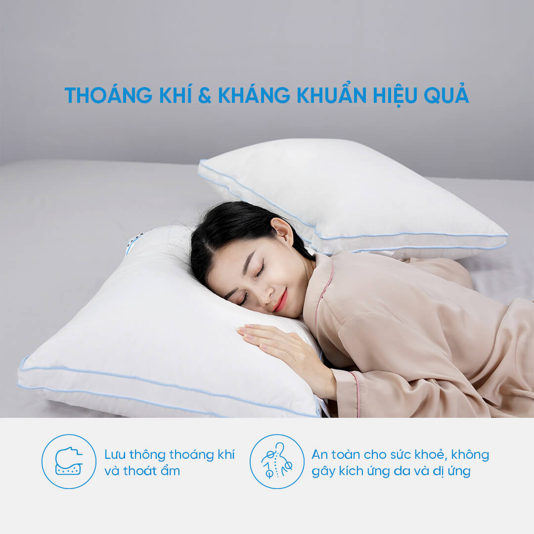 Gối Doona Dream Cloud WDD 70% 45*65*850gr 1221 - Ảnh 6