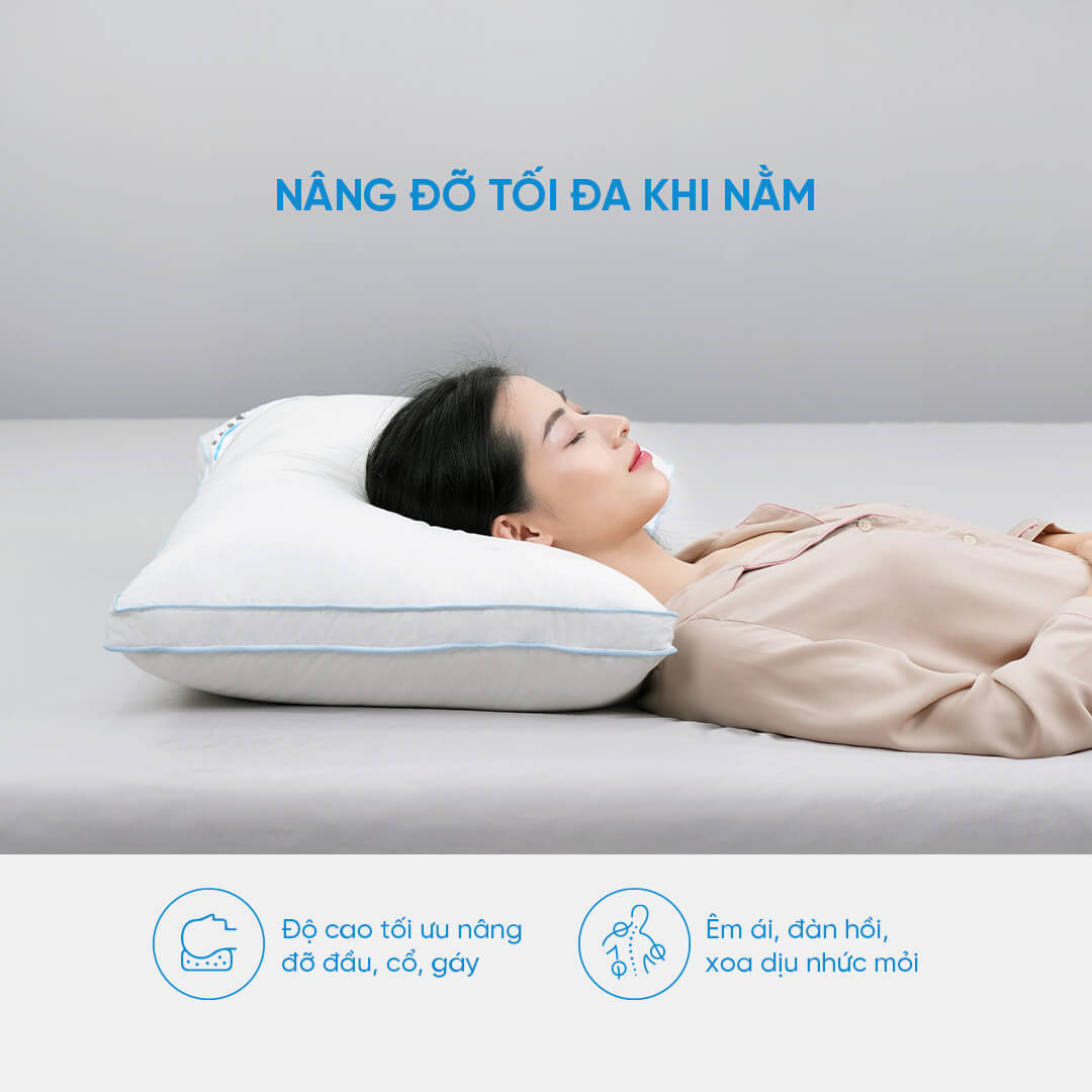 Gối Doona Dream Cloud WDD 70% 45*65*850gr 1221 - Ảnh 7