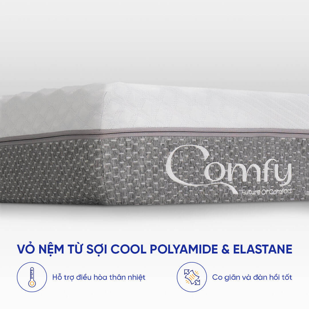 Nệm foam Comfy Cloud 3.0 cân bằng trọng lực dày 18cm - Ảnh 11