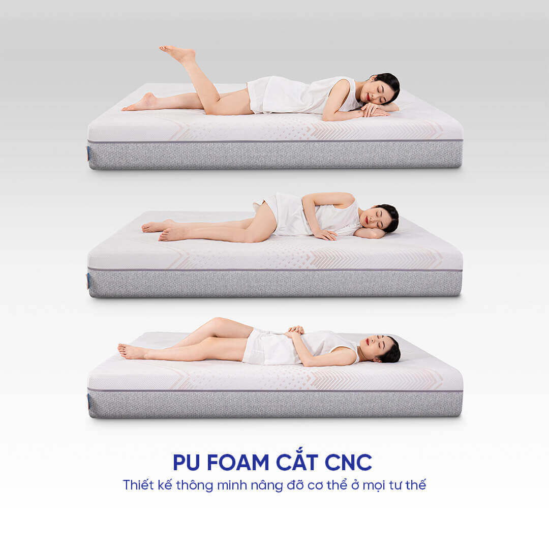 Nệm foam Comfy Lux 3.0 cao cấp tương thích toàn diện dày 25cm - Ảnh 13