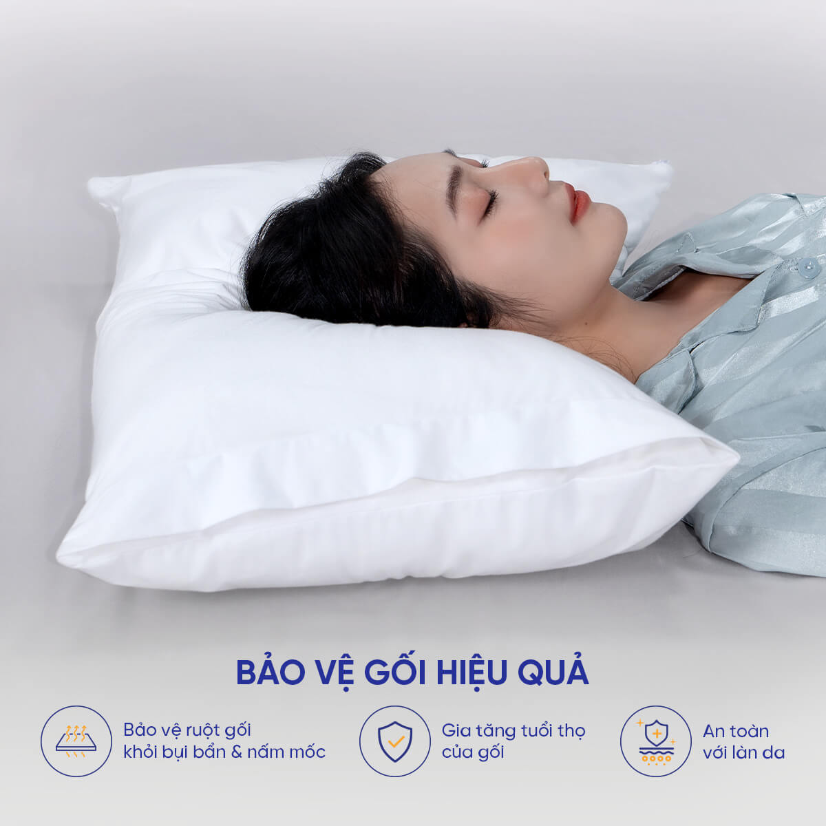 Bảo vệ gối Doona TENCEL chống thấm mềm mại - Ảnh 5