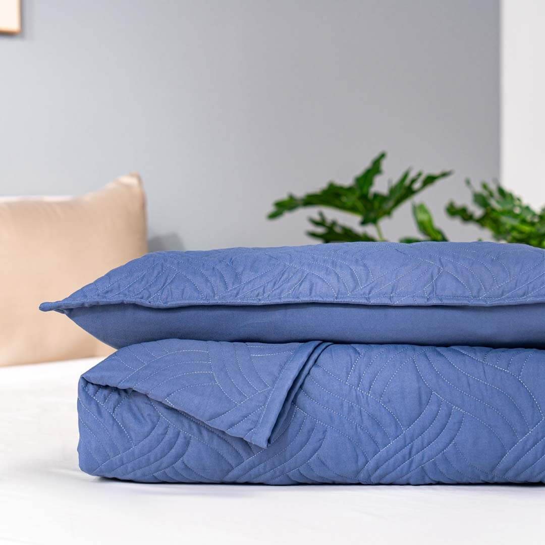 Bộ chăn chần, vỏ gối Microfiber mềm mại, kháng khuẩn Amando Luna 3 chi tiết - Ảnh 13