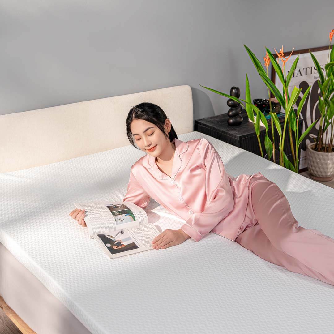 Topper memory foam nâng đỡ êm ái Comfy Noah - Ảnh 8