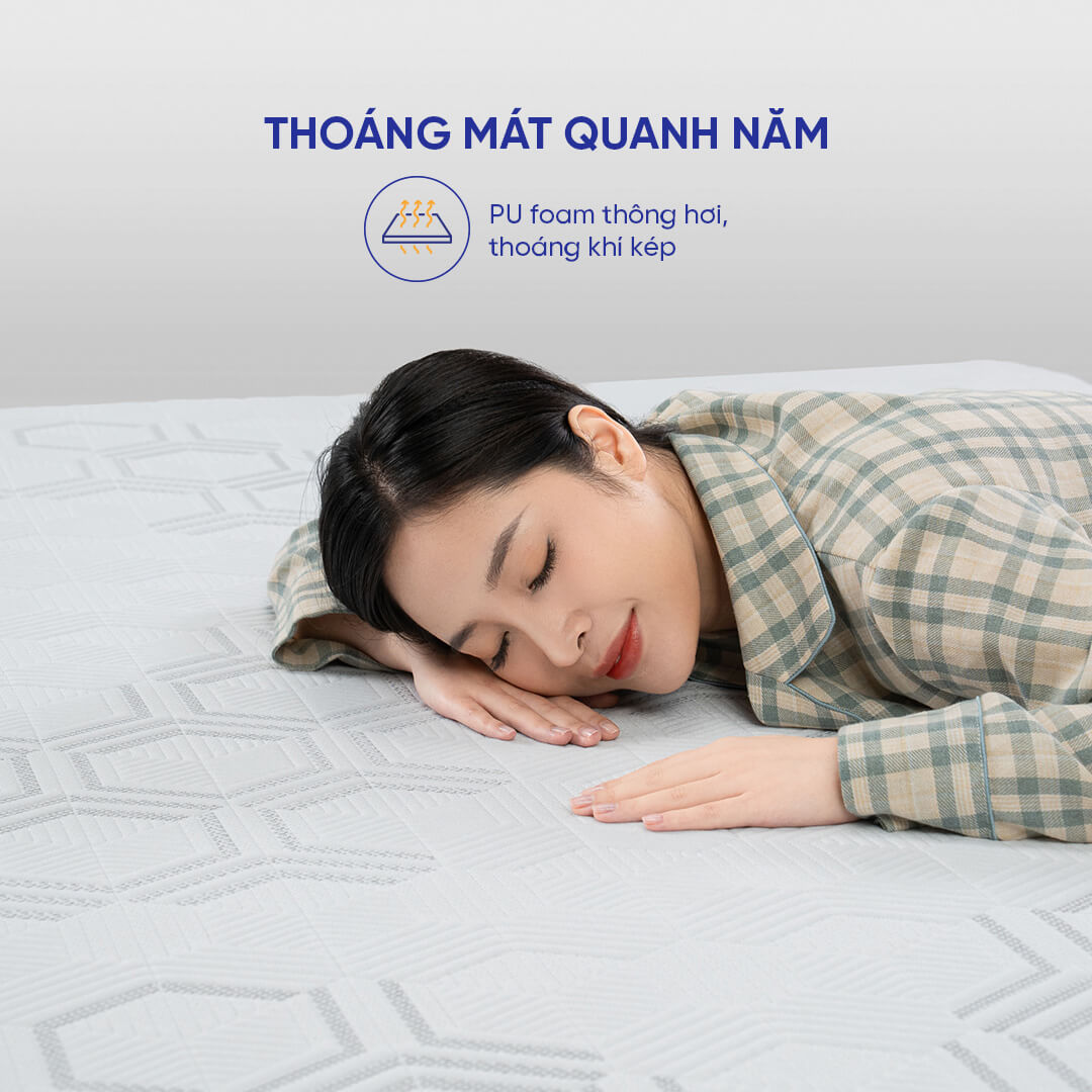 Nệm foam Goodnight Hachi giảm áp lực dày 15cm (chỉ bán Online) - Ảnh 4