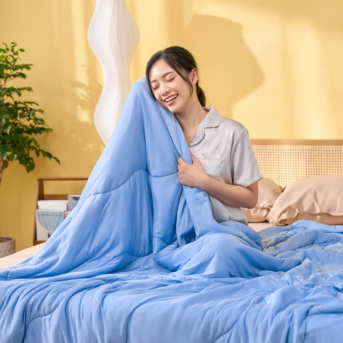 Chăn Amando Ice silk làm mát mỏng nhẹ - Ảnh 1