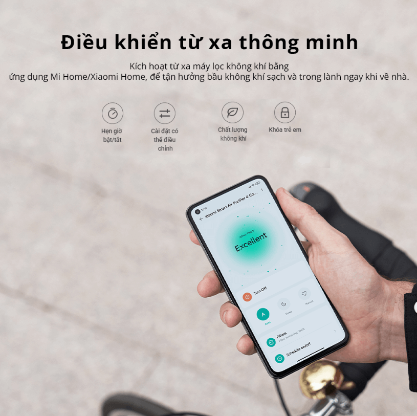 Máy lọc không khí thông minh Xiaomi 4 Compact EU BHR5860EU - Ảnh 2