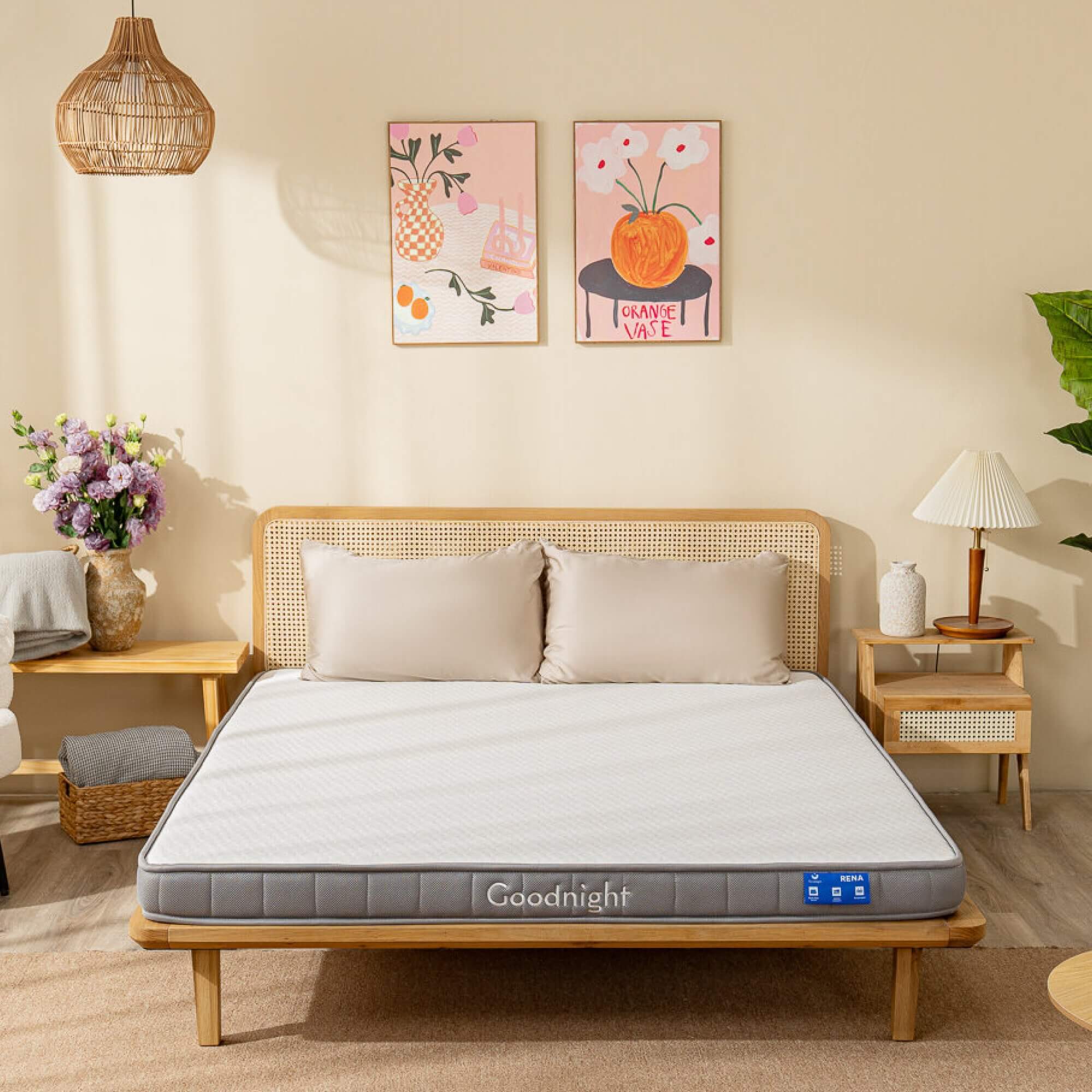 Nệm cao su đa tầng Goodnight Rena vững chắc, thông thoáng dày 10cm - Ảnh 1