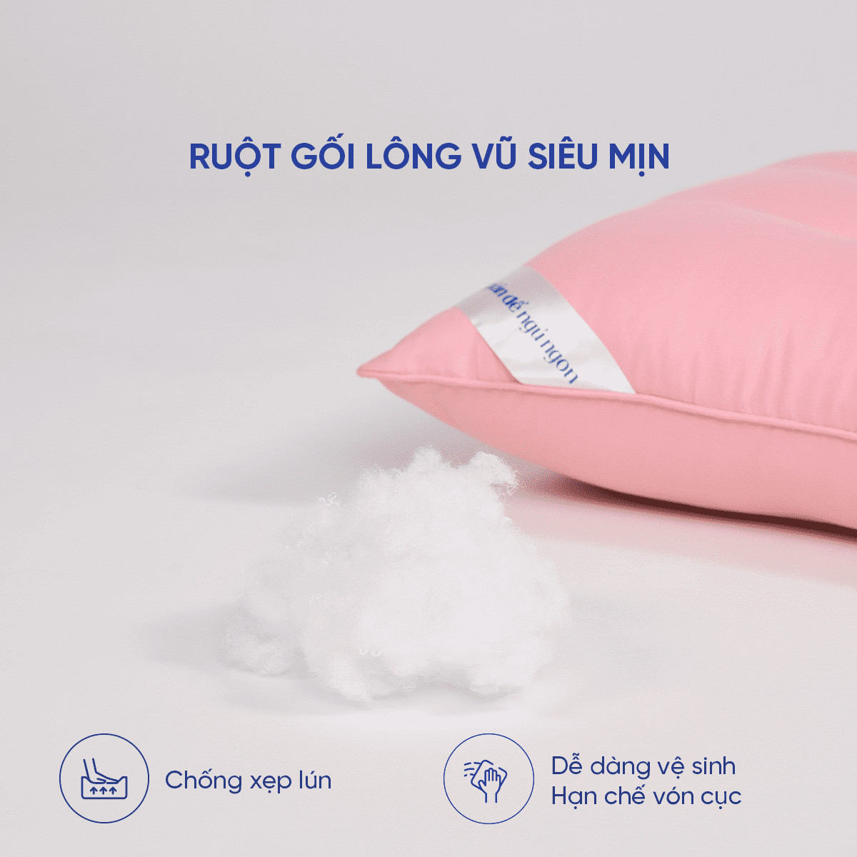 Gối lông vũ định hình Goodnight Mochi (chỉ bán Online) - Ảnh 4