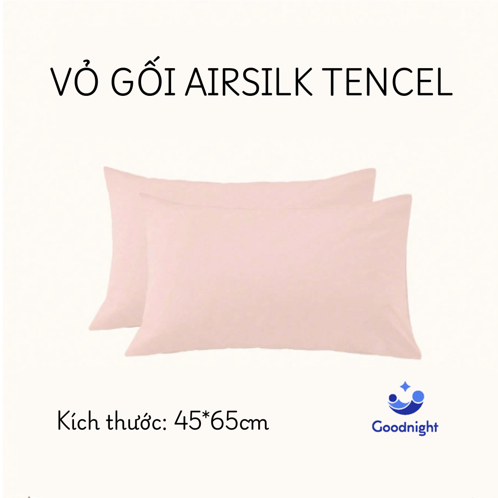 Vỏ gối tencel cao cấp Goodnight Airsilk (chỉ bán Online) - Ảnh 2